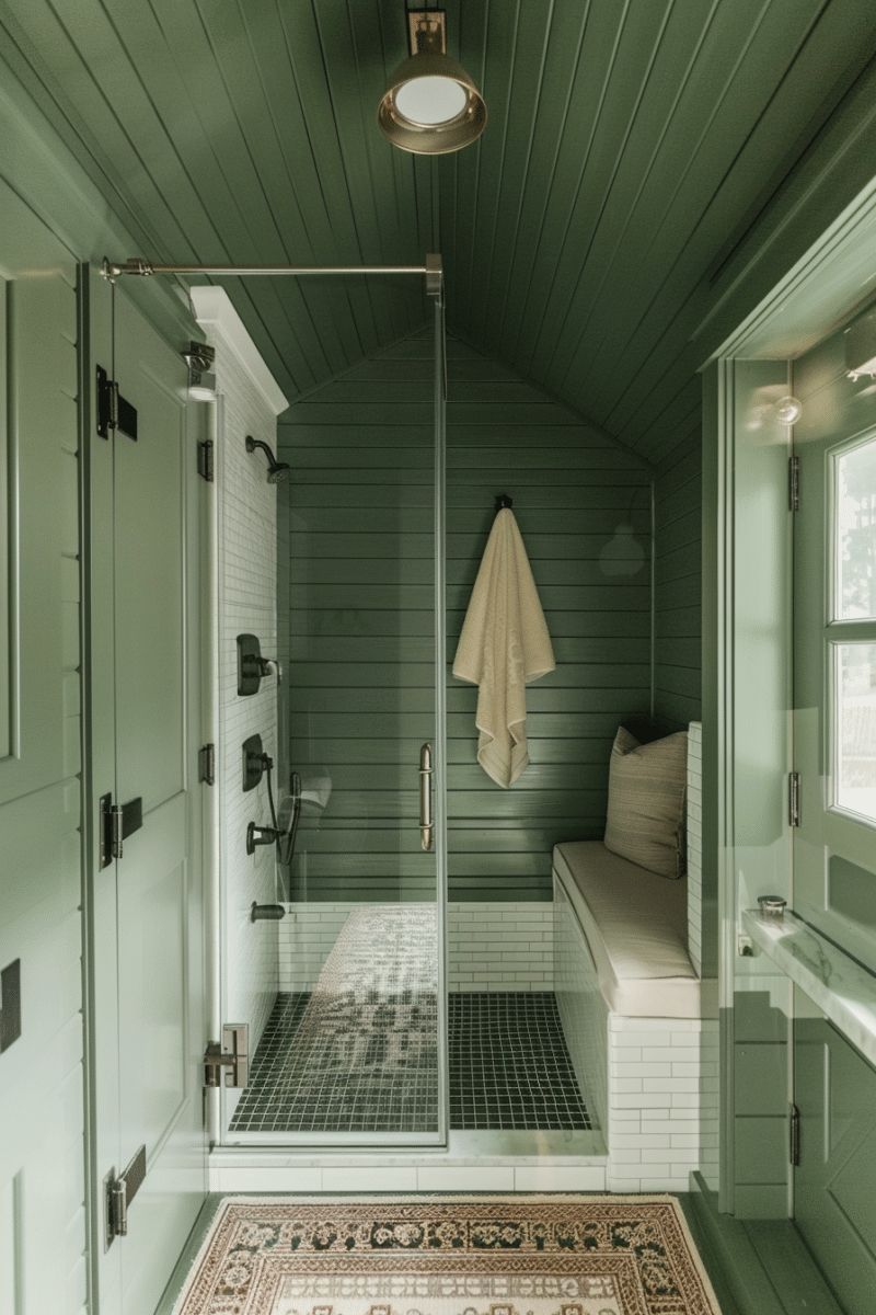 Modern and Chic: 27 Green Bathroom Ideas you need to see - Unique ...