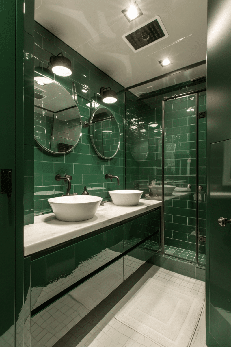 Curated visual reference: Modern Urban Bathroom Decor Ideas Reference: Modern And Chic 27 Green Bathroom Ideas You Need To