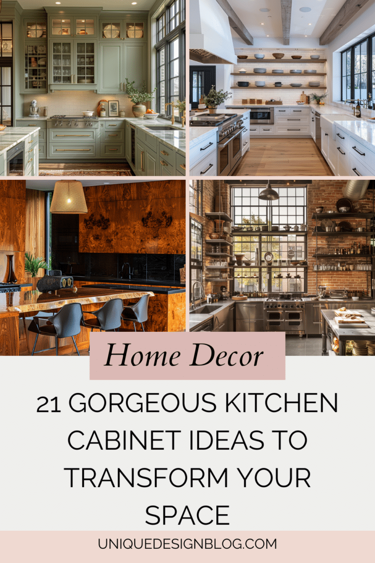 21 Gorgeous Kitchen Cabinet Ideas to Transform Your Space - Unique ...
