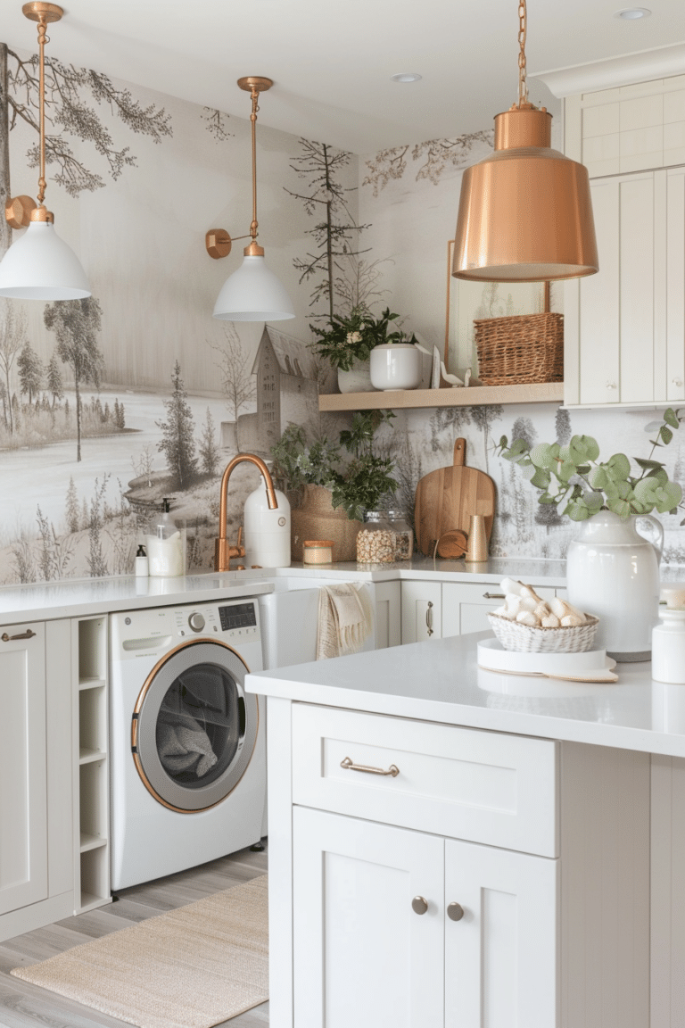 Transform Your Space: 25 Stunning Laundry Room Wallpaper Ideas - Unique ...