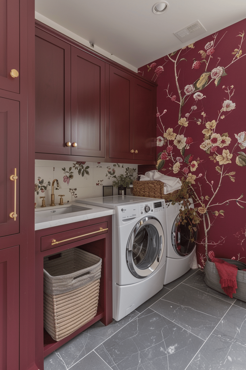 Transform Your Space: 25 Stunning Laundry Room Wallpaper Ideas - Unique ...