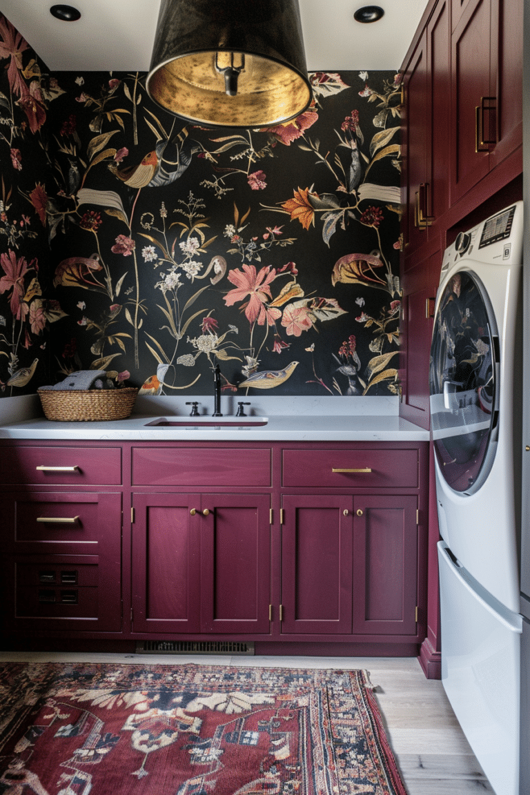 Transform Your Space: 25 Stunning Laundry Room Wallpaper Ideas - Unique ...