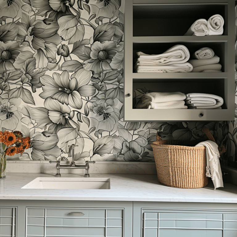 Transform Your Space: 25 Stunning Laundry Room Wallpaper Ideas - Unique ...