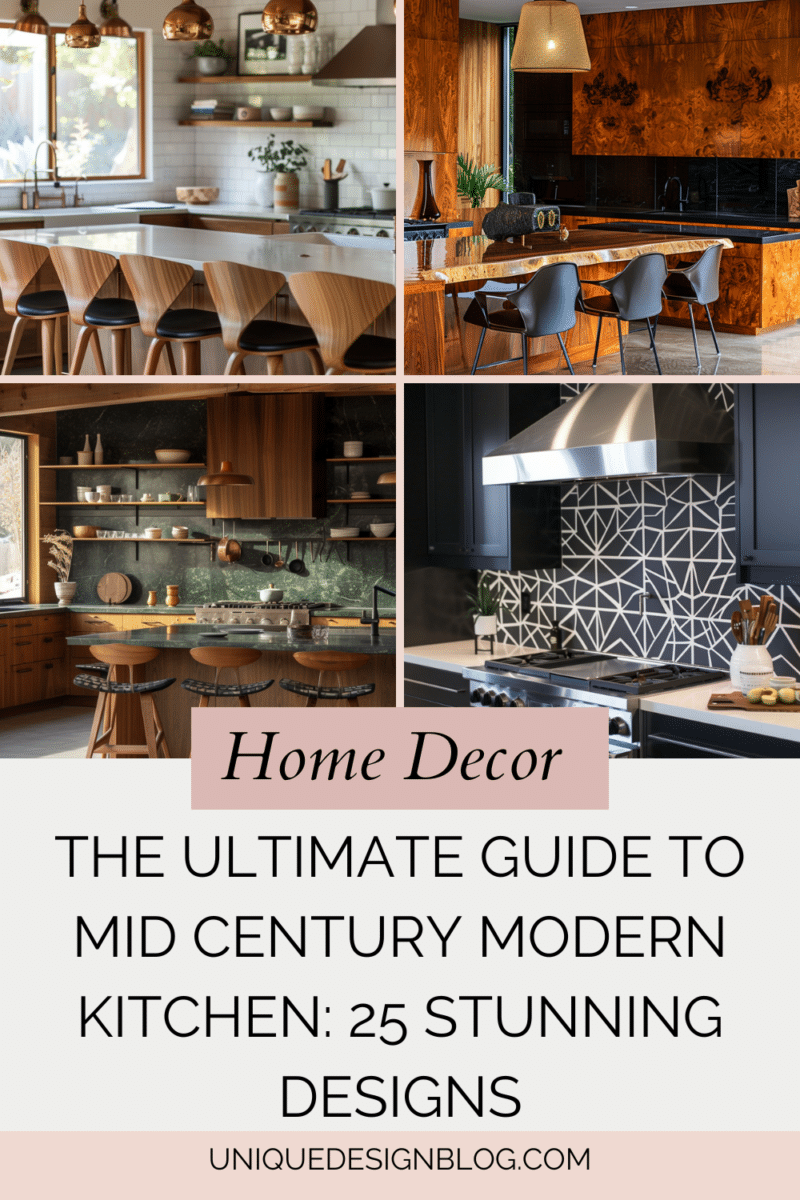 The Ultimate Guide to Mid Century Modern Kitchen: 25 Stunning Designs
