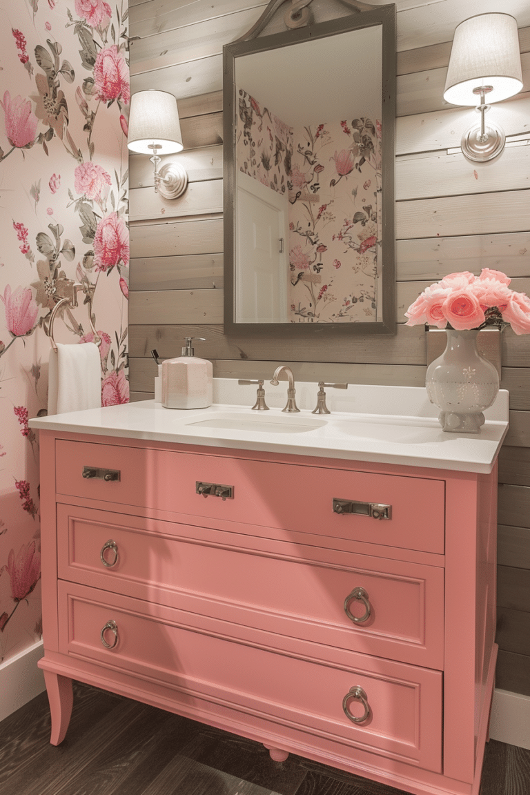 Glamorous and Gorgeous: 25 Pink Bathroom Ideas you will Love - Unique ...