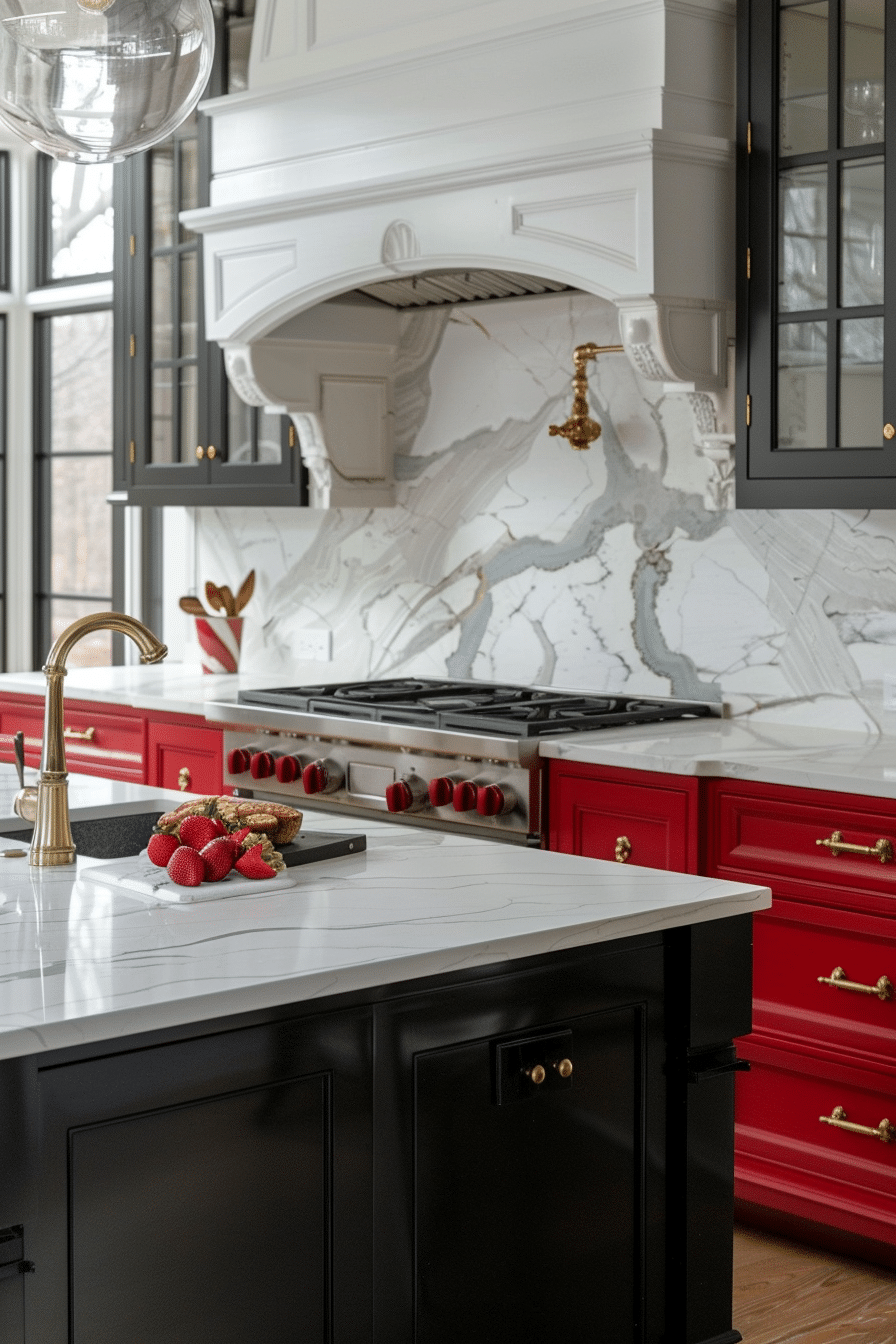 Bold and Beautiful: 25 Red Kitchen ideas That Make a Statement - Unique ...