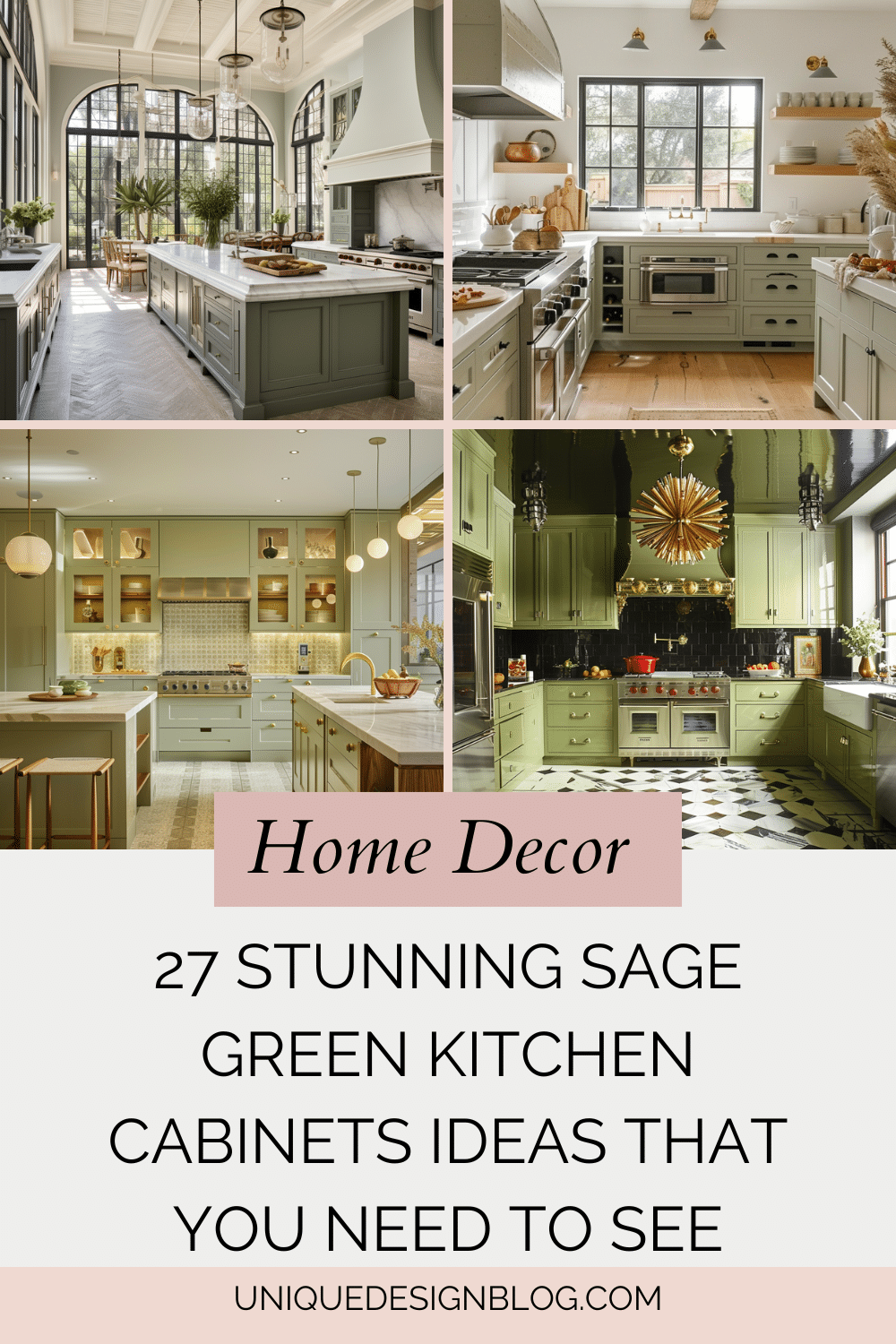 27 Stunning Sage Green Kitchen Cabinets ideas that you need to see ...
