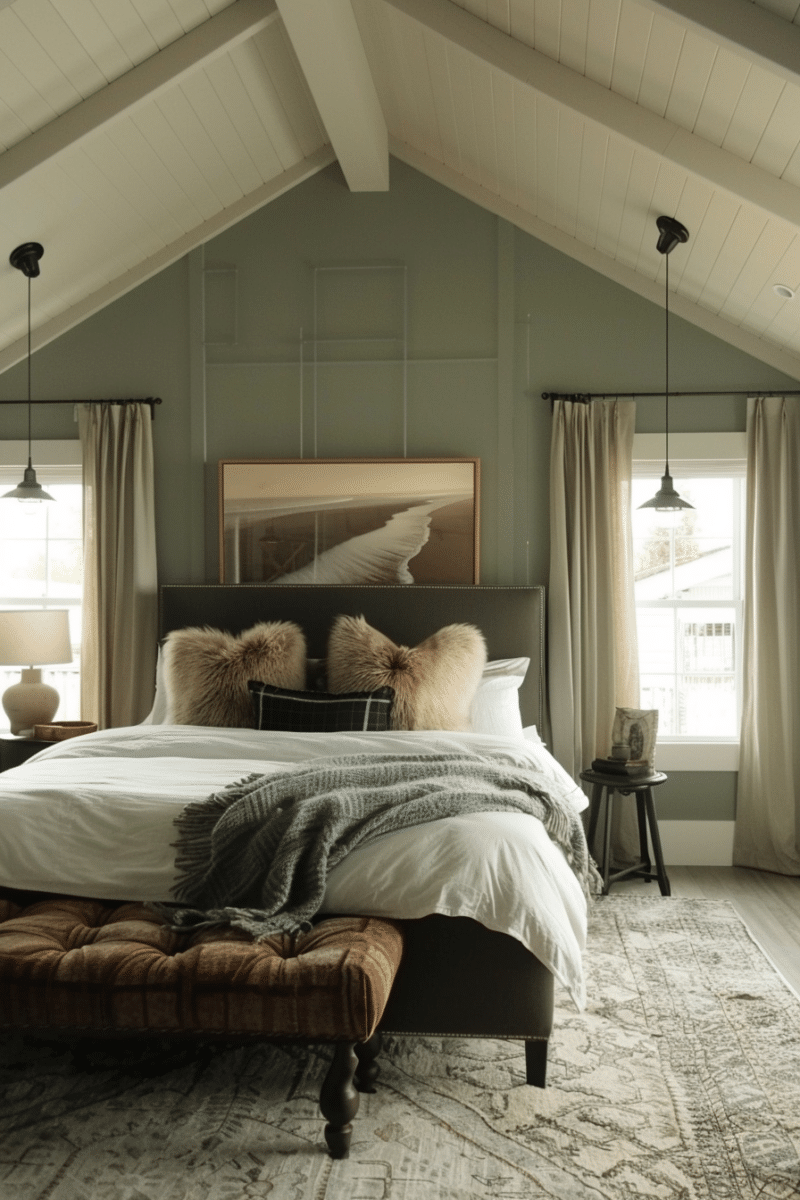 27 Rustic Sage Green Farmhouse bedroom Ideas - Unique Design Blog