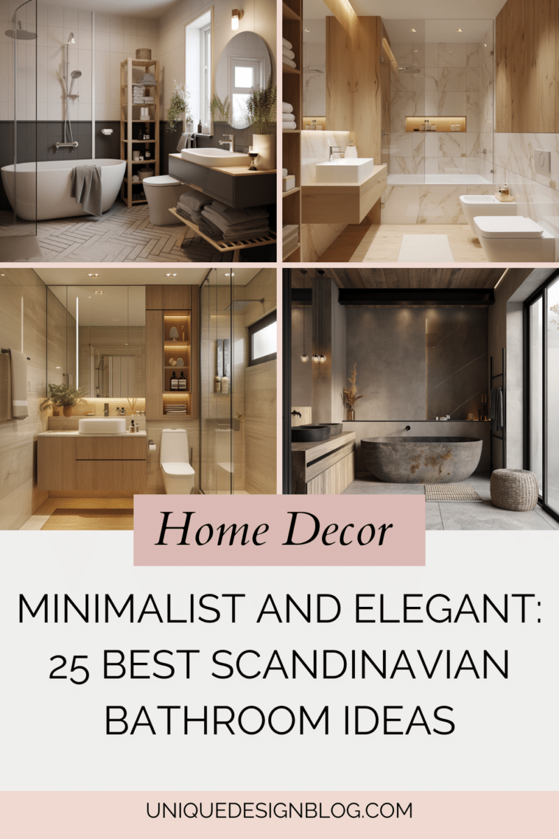 Picture of Minimalist and Elegant: 25 Best Scandinavian bathroom ideas - Unique ...