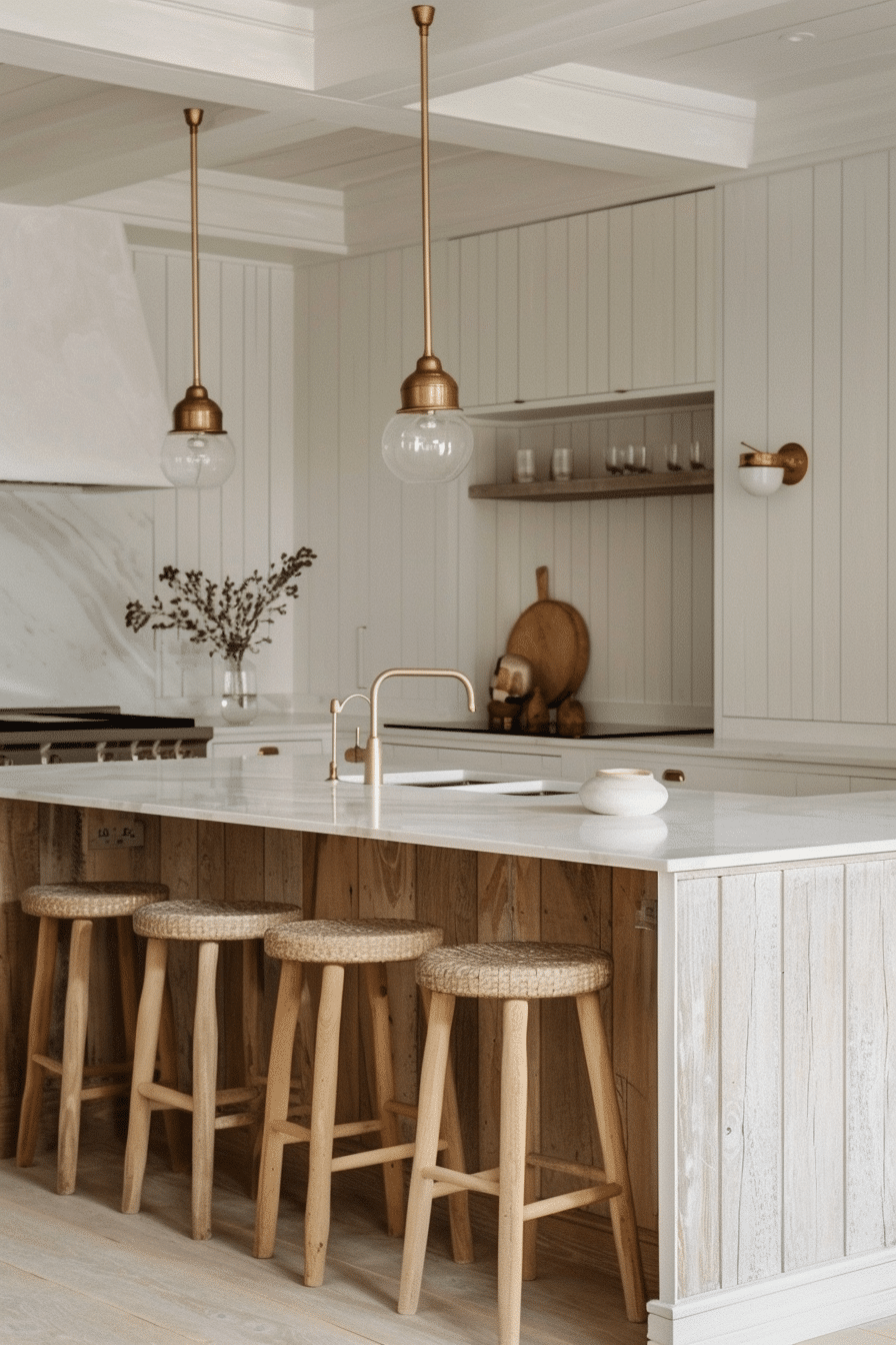 25 Stunning White Kitchen Cabinets with White Countertops for a Sleek ...