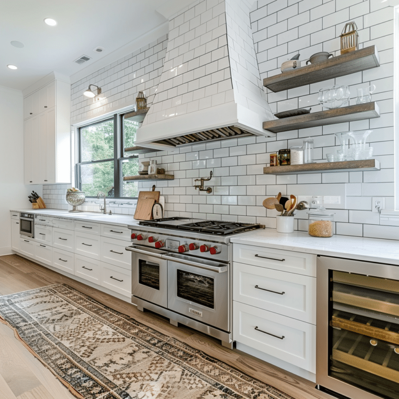 25 Stunning White Kitchen Cabinets with White Countertops for a Sleek ...