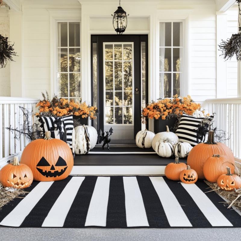 Spooky & Stylish: 27 Halloween Porch Ideas You’ll Love - Unique Design Blog