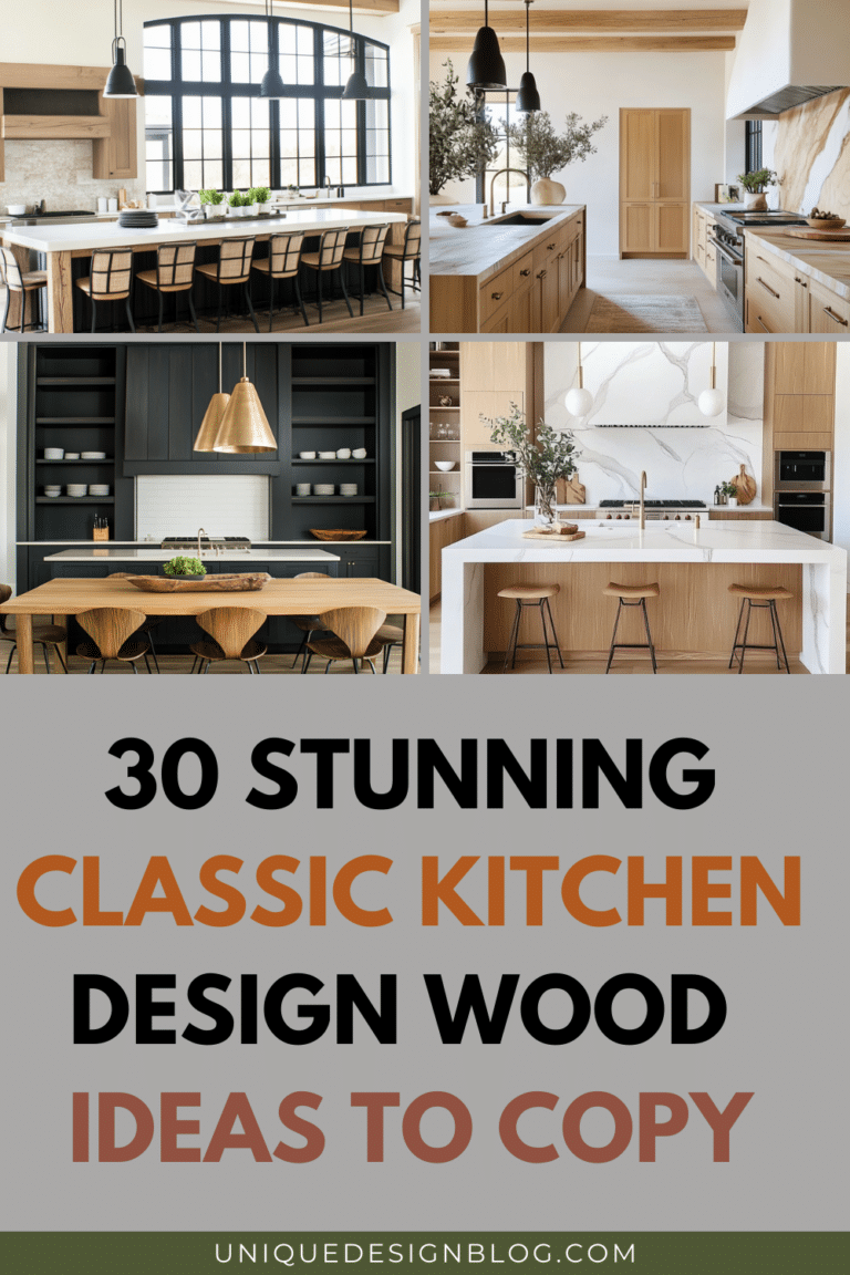 30 Timeless Classic Kitchen Design Wood Ideas for Your Home - Unique ...