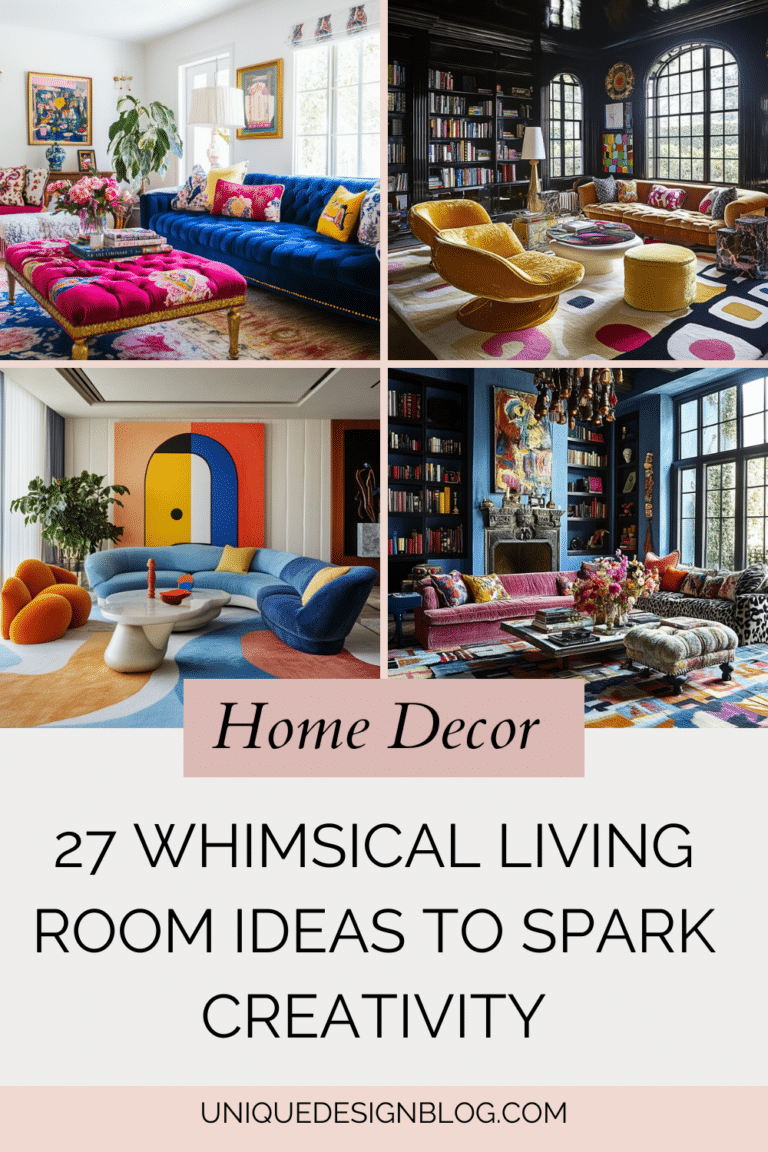 27 Whimsical Living Room Ideas to Spark Creativity - Unique Design Blog