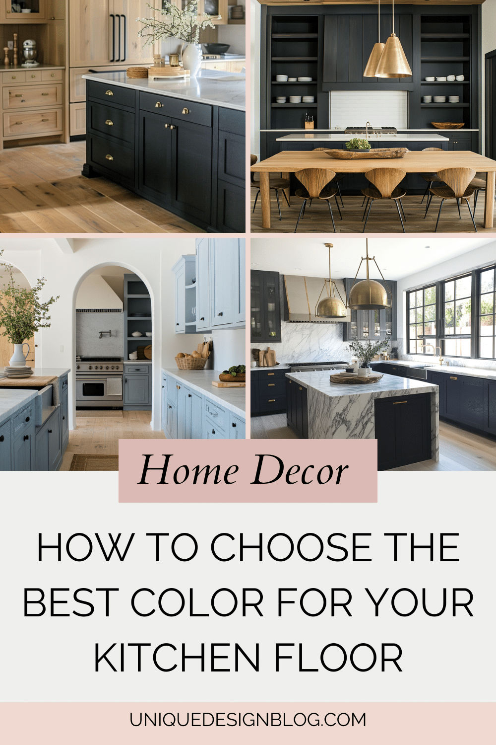How to choose the best color for your kitchen floor - Unique Design Blog