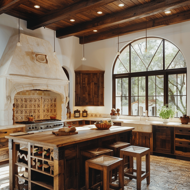 35 Beautiful Mexican hacienda kitchen Design Ideas - Unique Design Blog