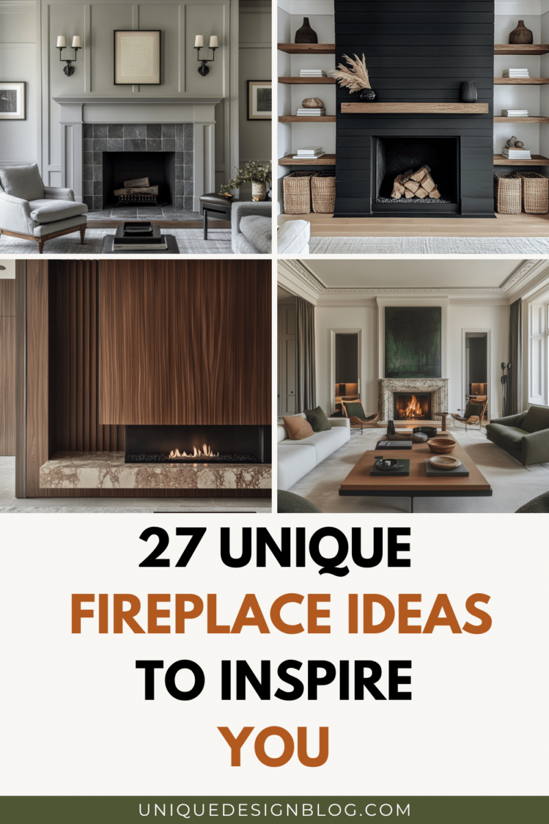 27 Unique and Elegant Fireplace design ideas - Unique Design Blog