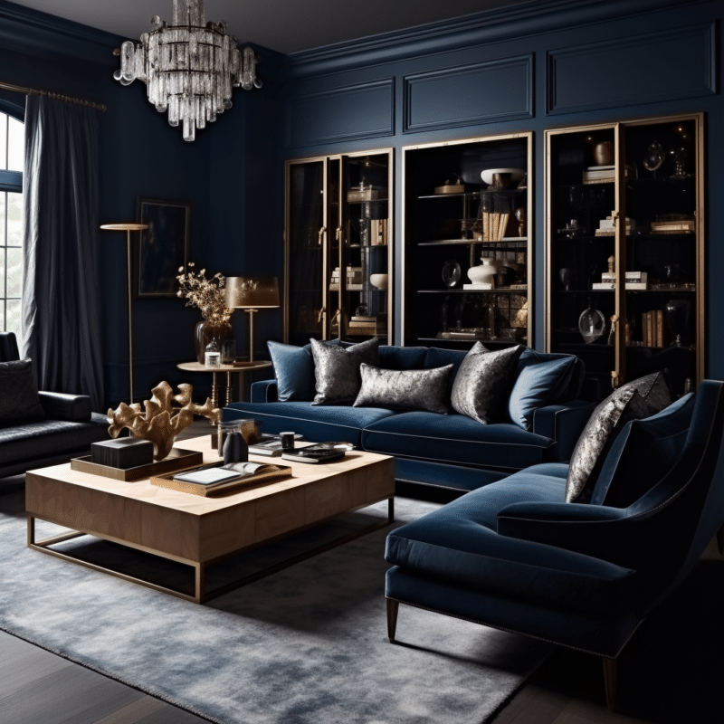 27 Inspiring Moody Living room Ideas for your home - Unique Design Blog