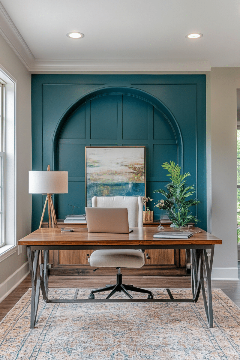 27 Elegant and Chic Moody Office Ideas for your home - Unique Design Blog