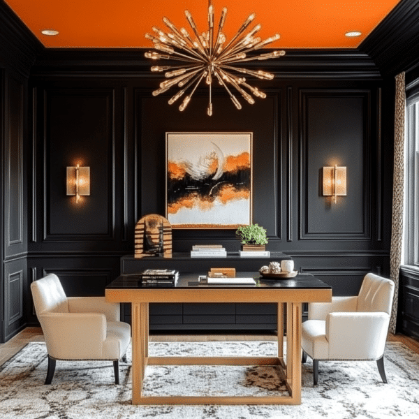 27 Elegant and Chic Moody Office Ideas for your home - Unique Design Blog