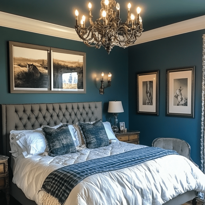 30 Stunning Teal Bedroom ideas for your master bedroom - Unique Design Blog