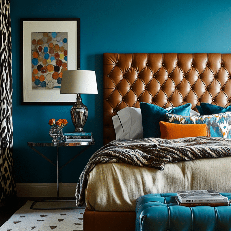 30 Stunning Teal Bedroom ideas for your master bedroom - Unique Design Blog