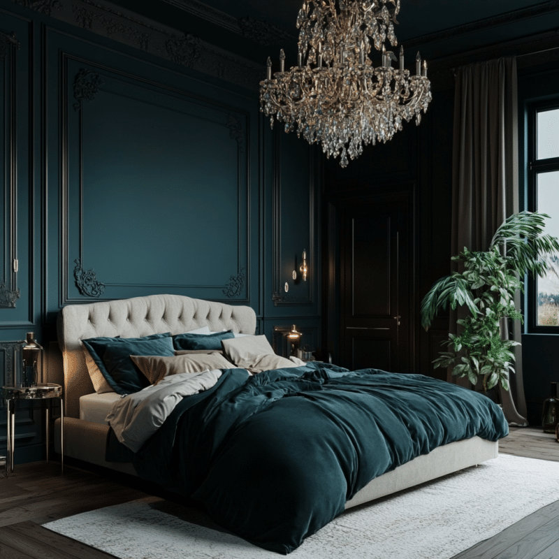 30 Stunning Teal Bedroom ideas for your master bedroom - Unique Design Blog