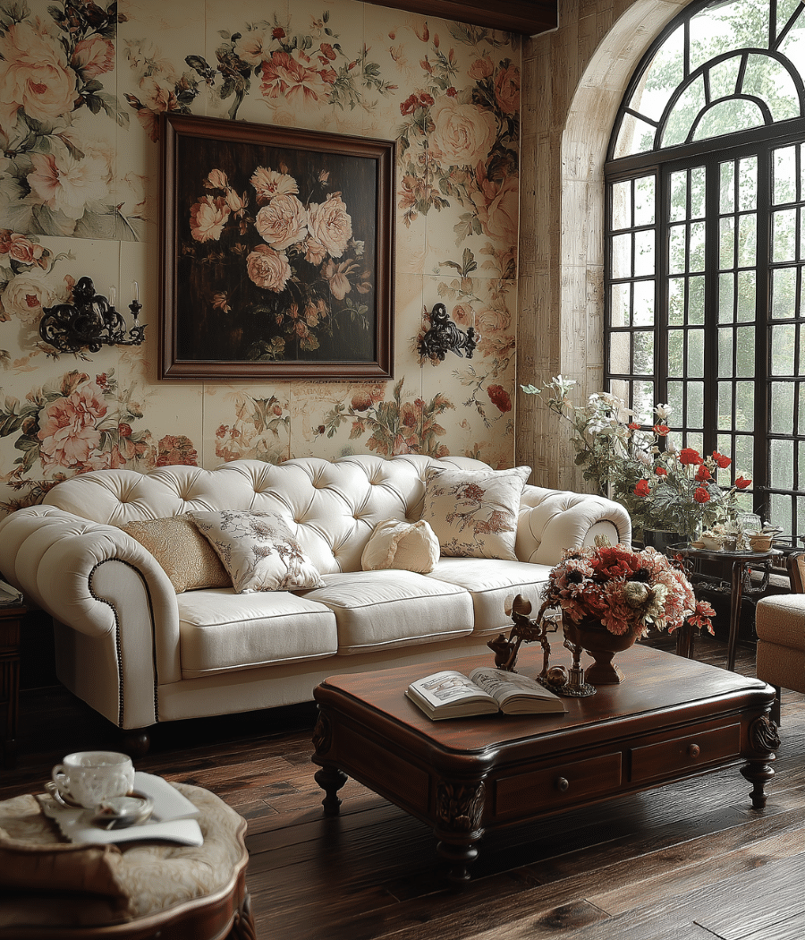 27 Elegant French Country Living Room Ideas to Copy - Unique Design Blog