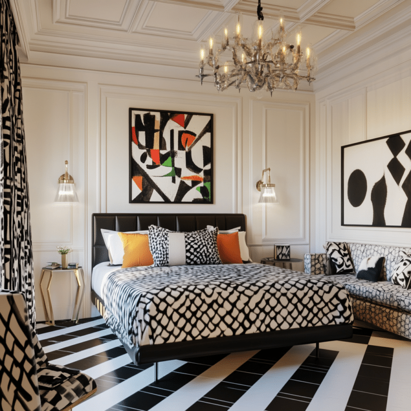 21 Chic Art Deco Bedroom Ideas to inspire you - Unique Design Blog