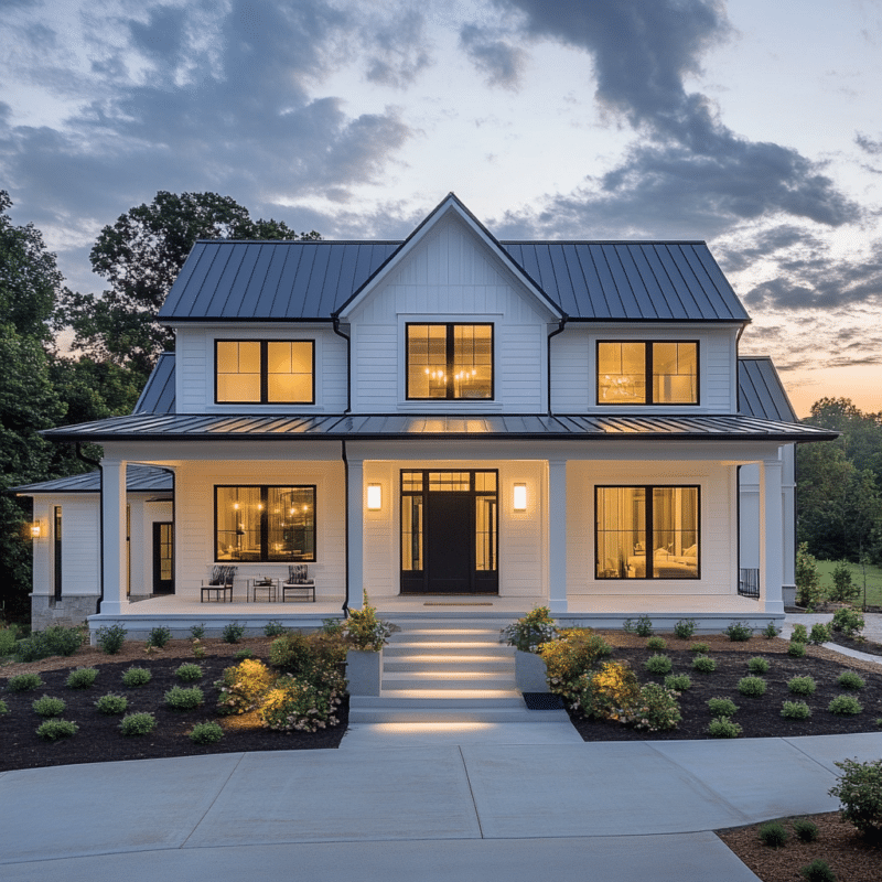 Modern Farmhouse Exterior Ideas: Blending Rustic Charm with ...