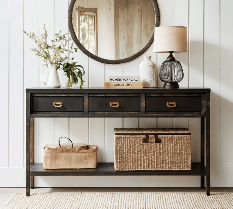 27 Entryway Table Decor Ideas to inspire you - Unique Design Blog