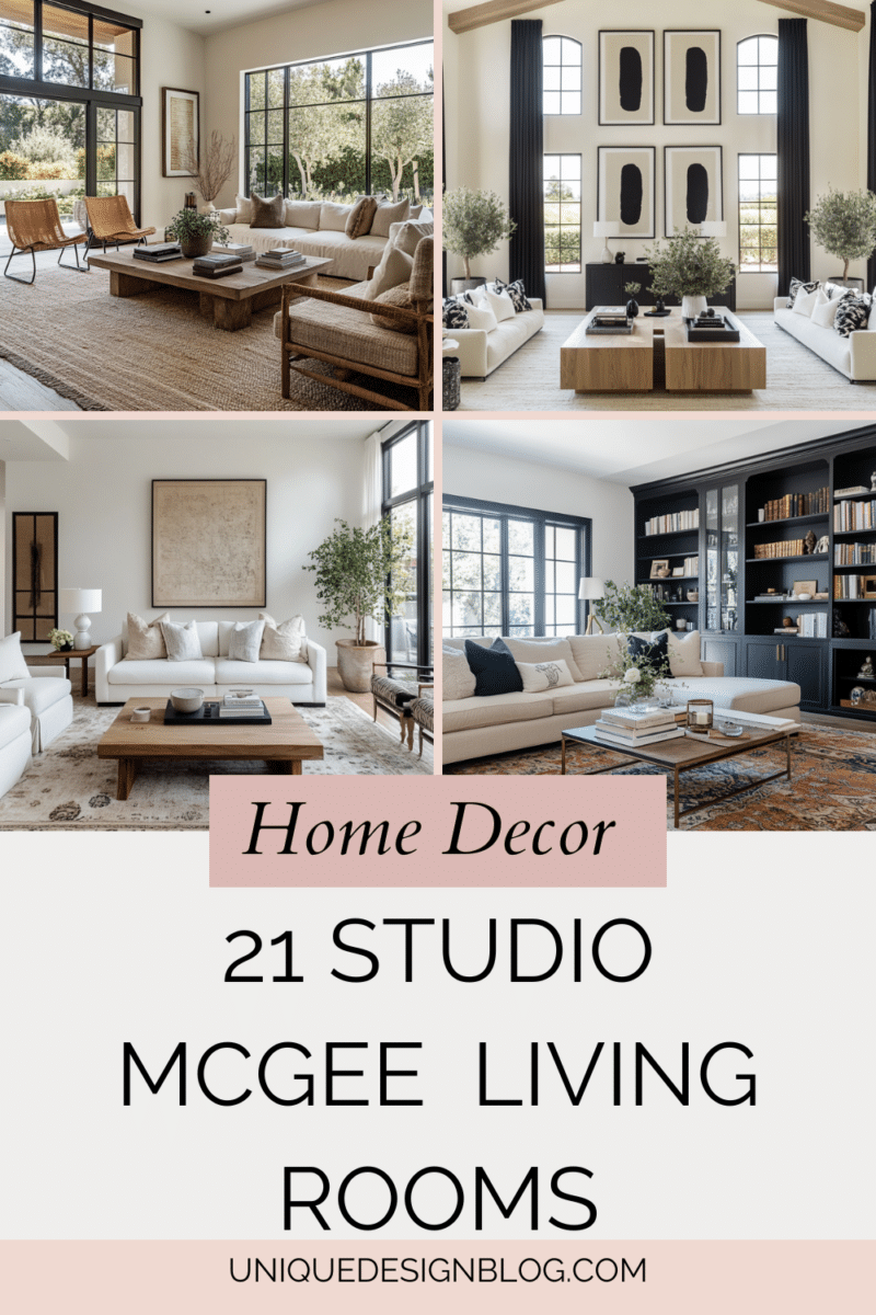 21 Studio Mcgee Inspired Living room Ideas - Unique Design Blog