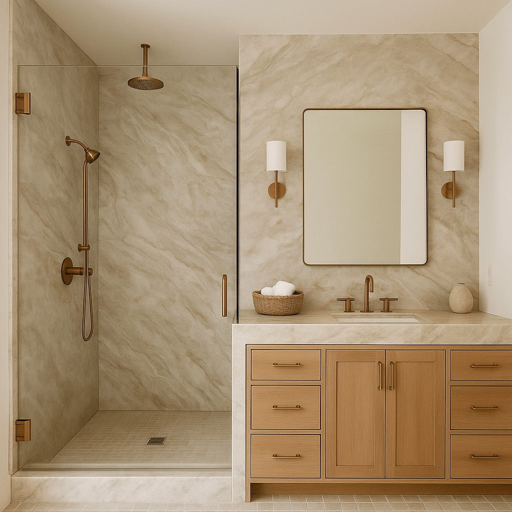 bathroom with taj mahal