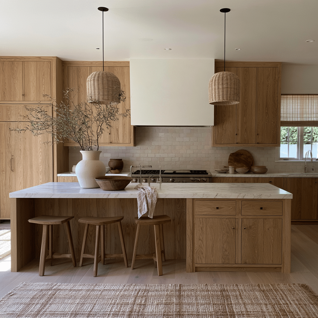 earthy kitchen